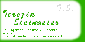 terezia steinmeier business card